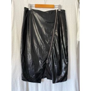 Fashion Mia Faux Leather Skirt